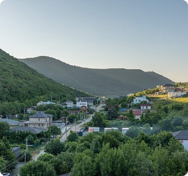 Вид на Абрау-Дюрсо с территории отеля